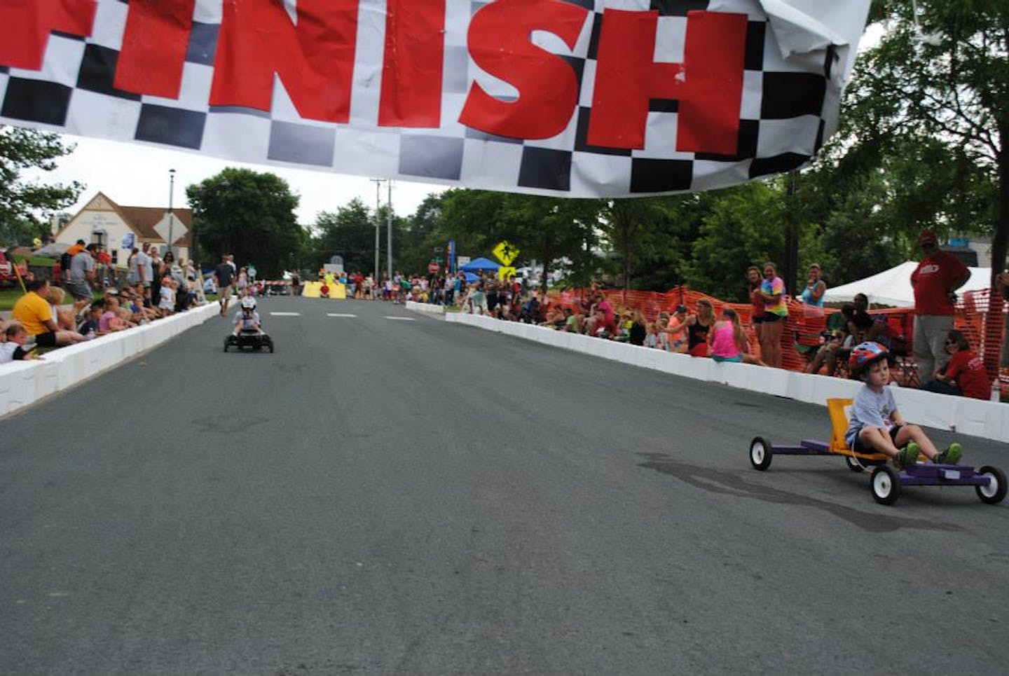 Racers competed at Shakopee Derby Days in 2014. A community picnic might beorganized to replace the event this year.