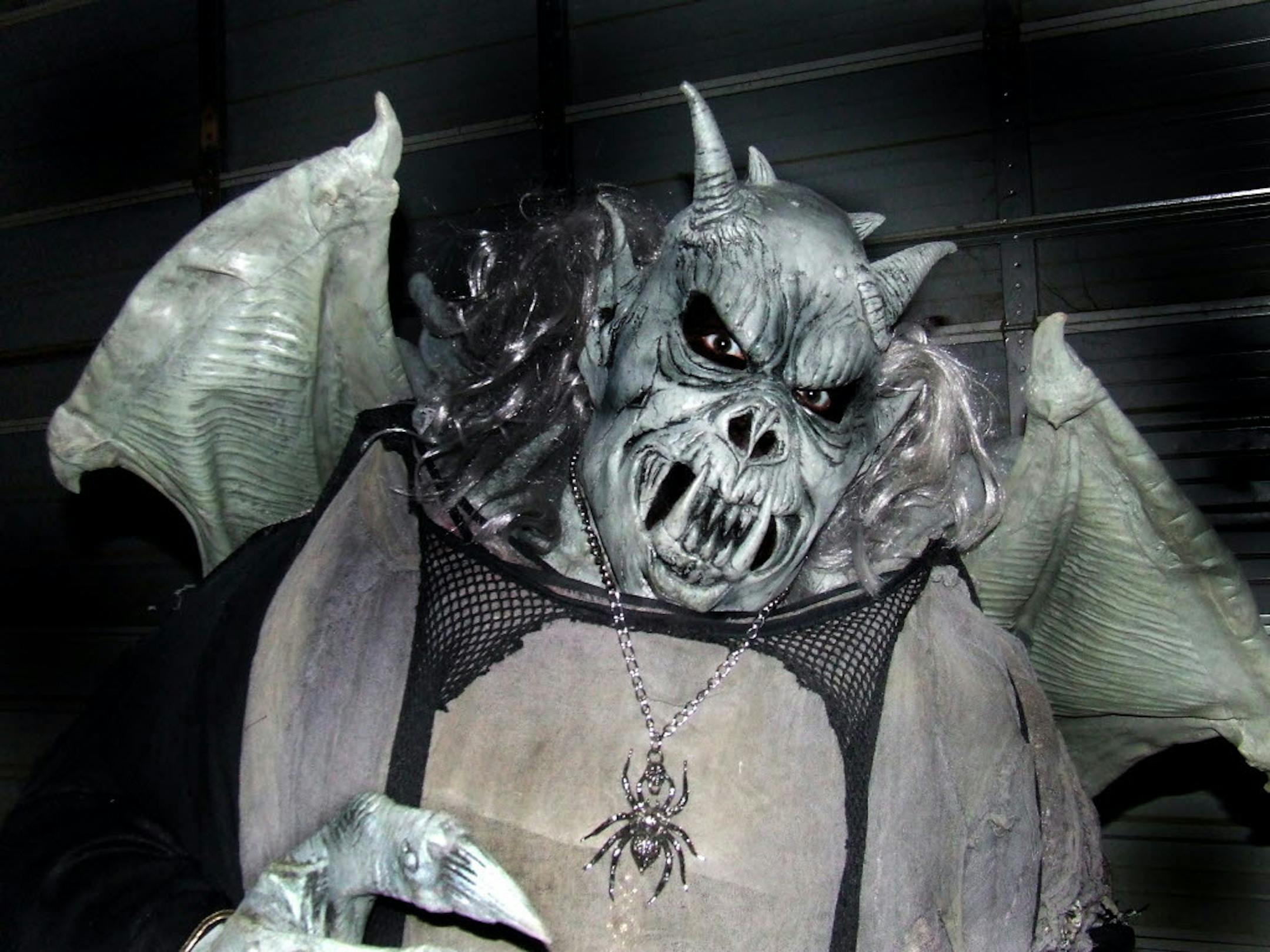 A scary resident frightens visitors at Trail of Terror in Shakopee.