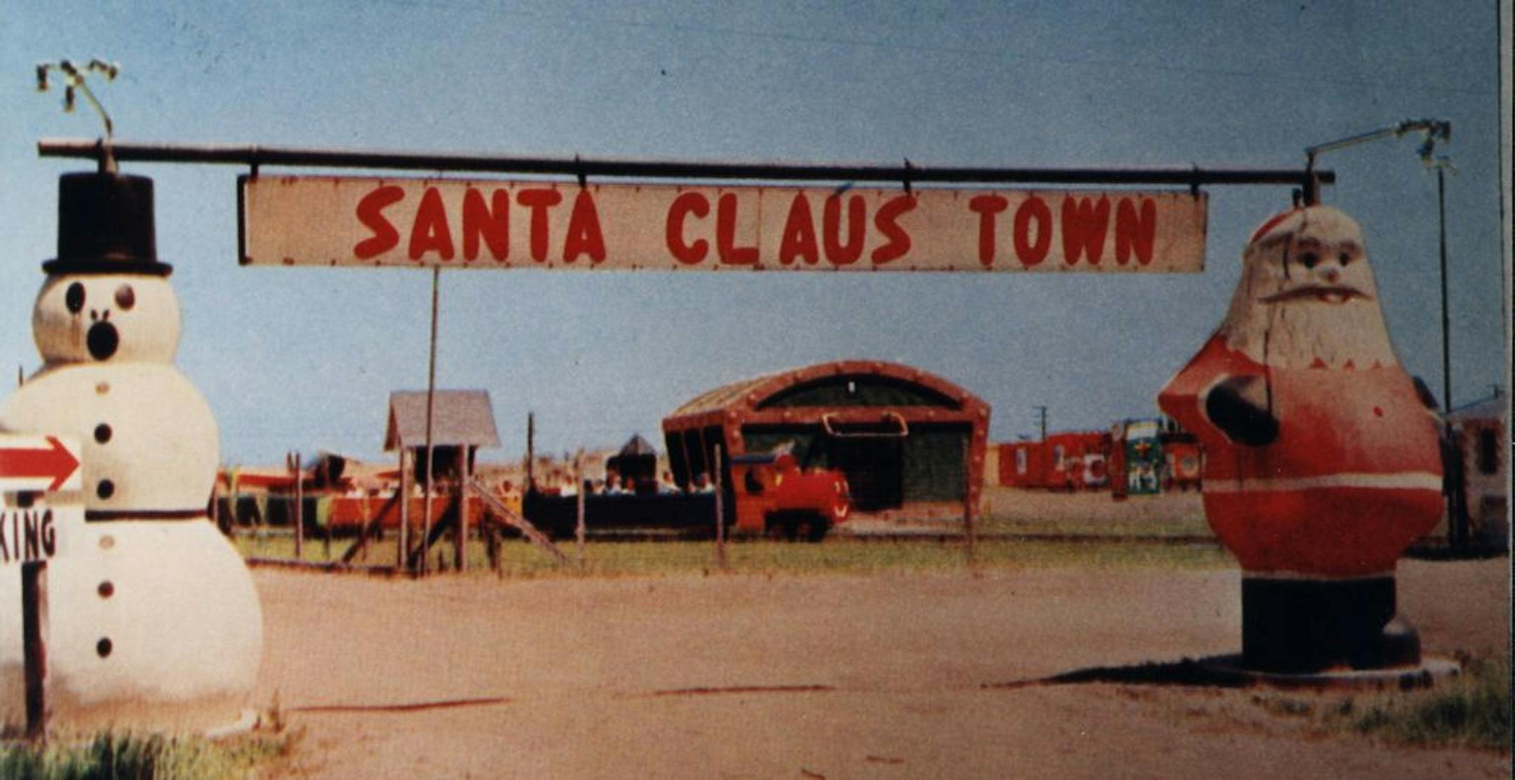 Historic photo of Santa Claus Town provided by Anoka County Historical Society.