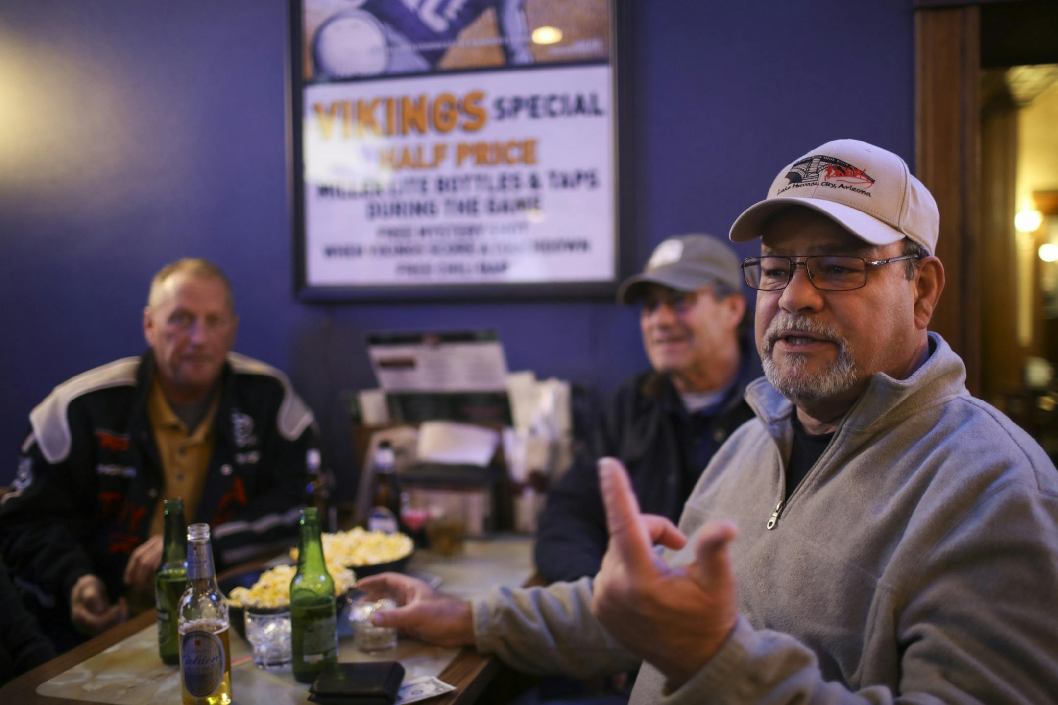 Jack Peterson weighed in on the firing of Garrison Keillor while gathered with friends in Billy's Bar & Grill in downtown Anoka, Keillor's hometown, Wednesday evening. The group of men have known each other since they played baseball together as kids; they gather in the bar every Wednesday night.