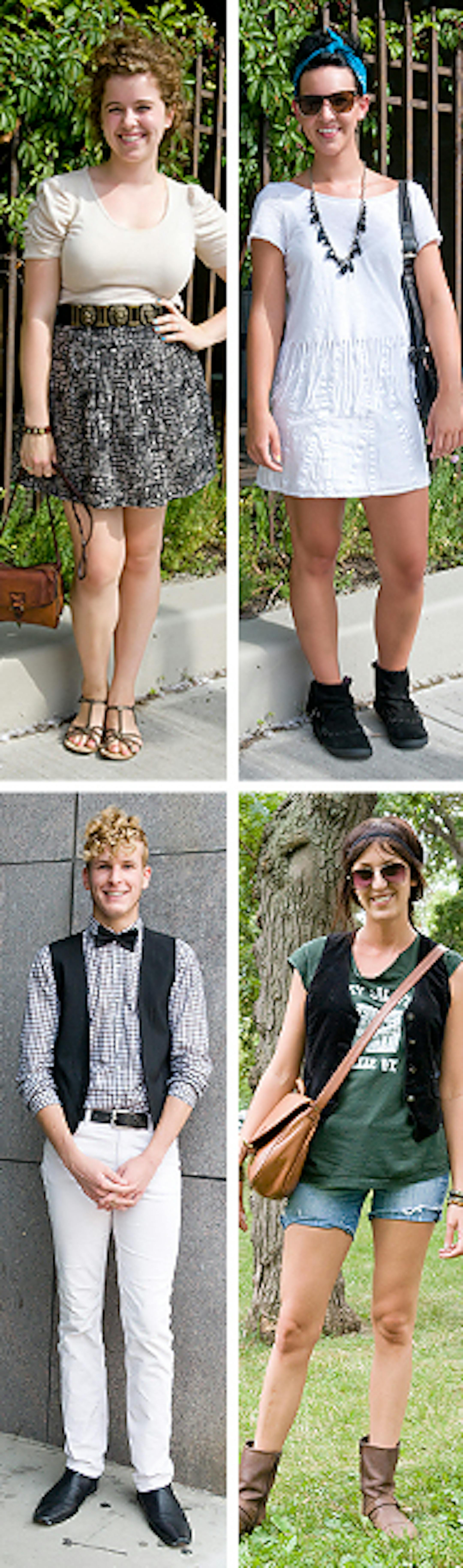 Clockwise from top - Natalie Bauer, Ashley Lemke, Anne Gall, Adam Jensen