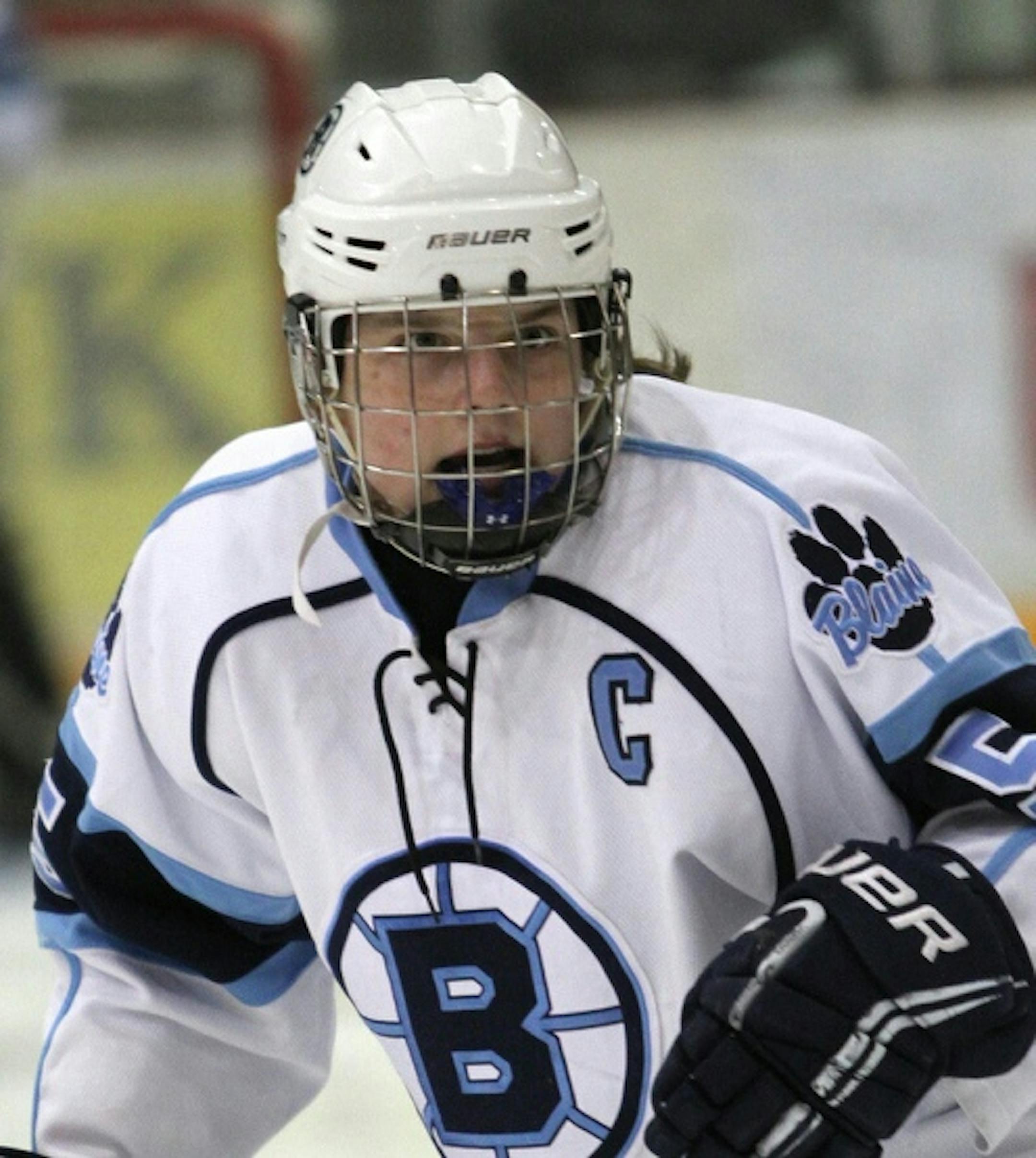 Emily Brown, Blaine girls' hockey