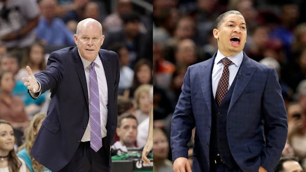 Hornets coach Steve Clifford, left, and Cleveland coach Tyronn Lue have had to step away from their teams during this season for medical reasons.