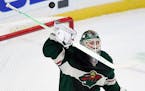 With Wild goaltender Devan Dubnyk (pictured) unavailable, No.2 Alex Stalock started a second consecutive game Thursday. Kaapo Kahkonen backed him up.