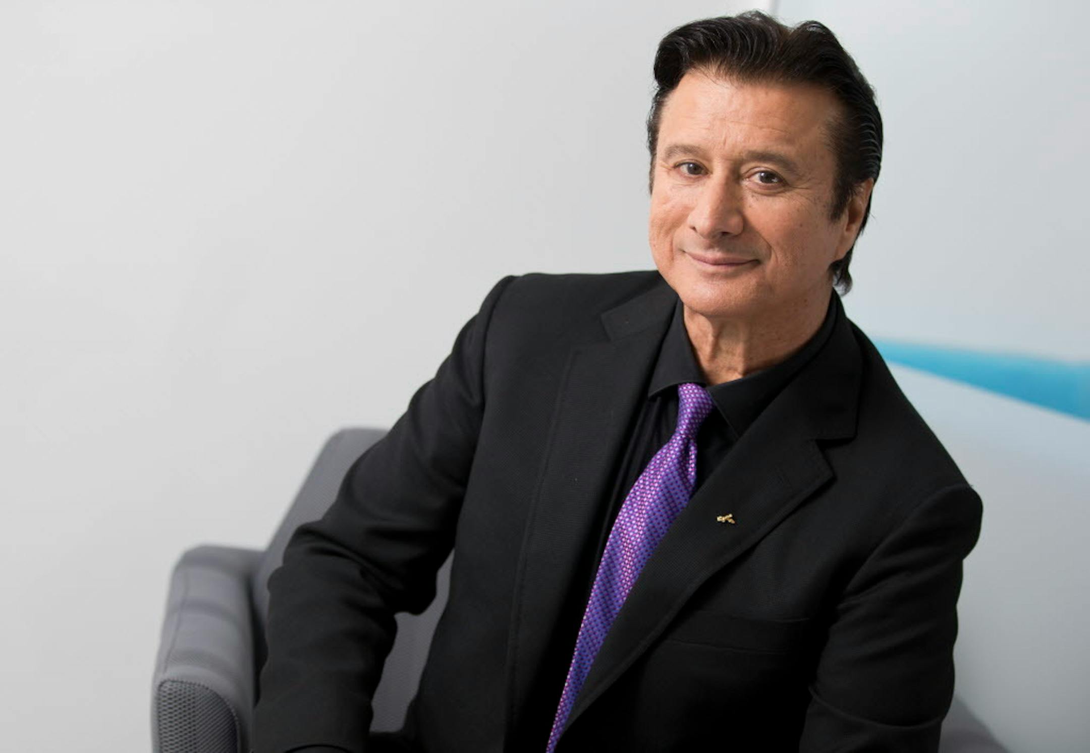 Steve Perry posed for a portrait in New York to promote "Traces," his first album almost 25 years.