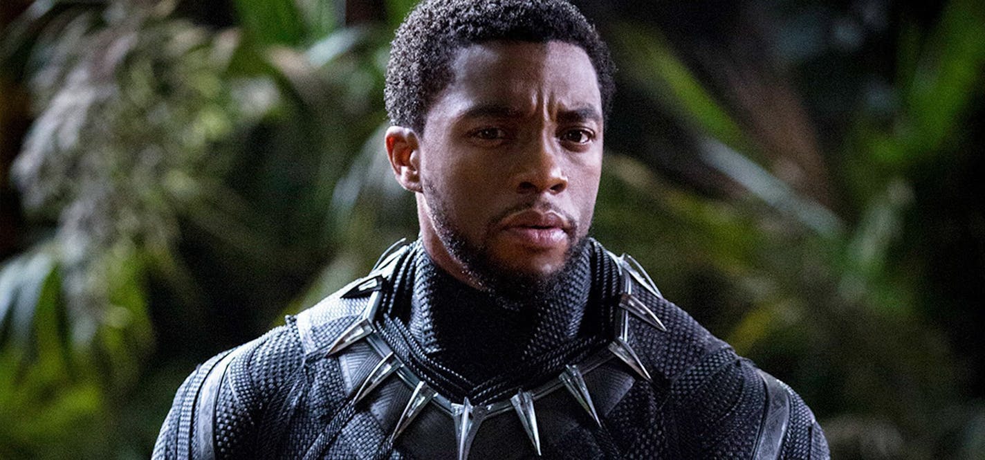 Chadwick Boseman in "Black Panther." (Disney/Marvel Studios/TNS) ORG XMIT: 1264759