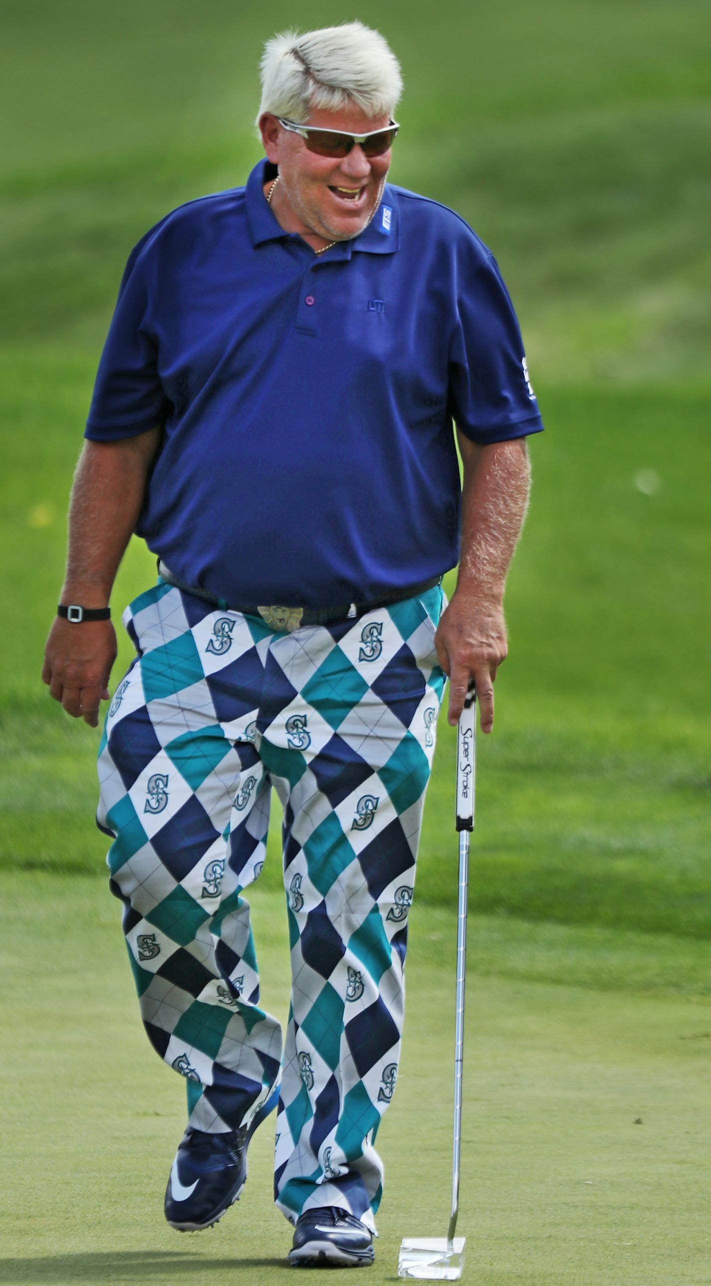 In the EMC PRO-AM, John Daly was pleased with putt on the 12th hole.]The 2016 3M Championshionship Tournament week features the likes of returning champion Kenny Perry, former champion Bernard Langer, and for the first time John Daly. Richard Tsong-taatarii@startribune.com