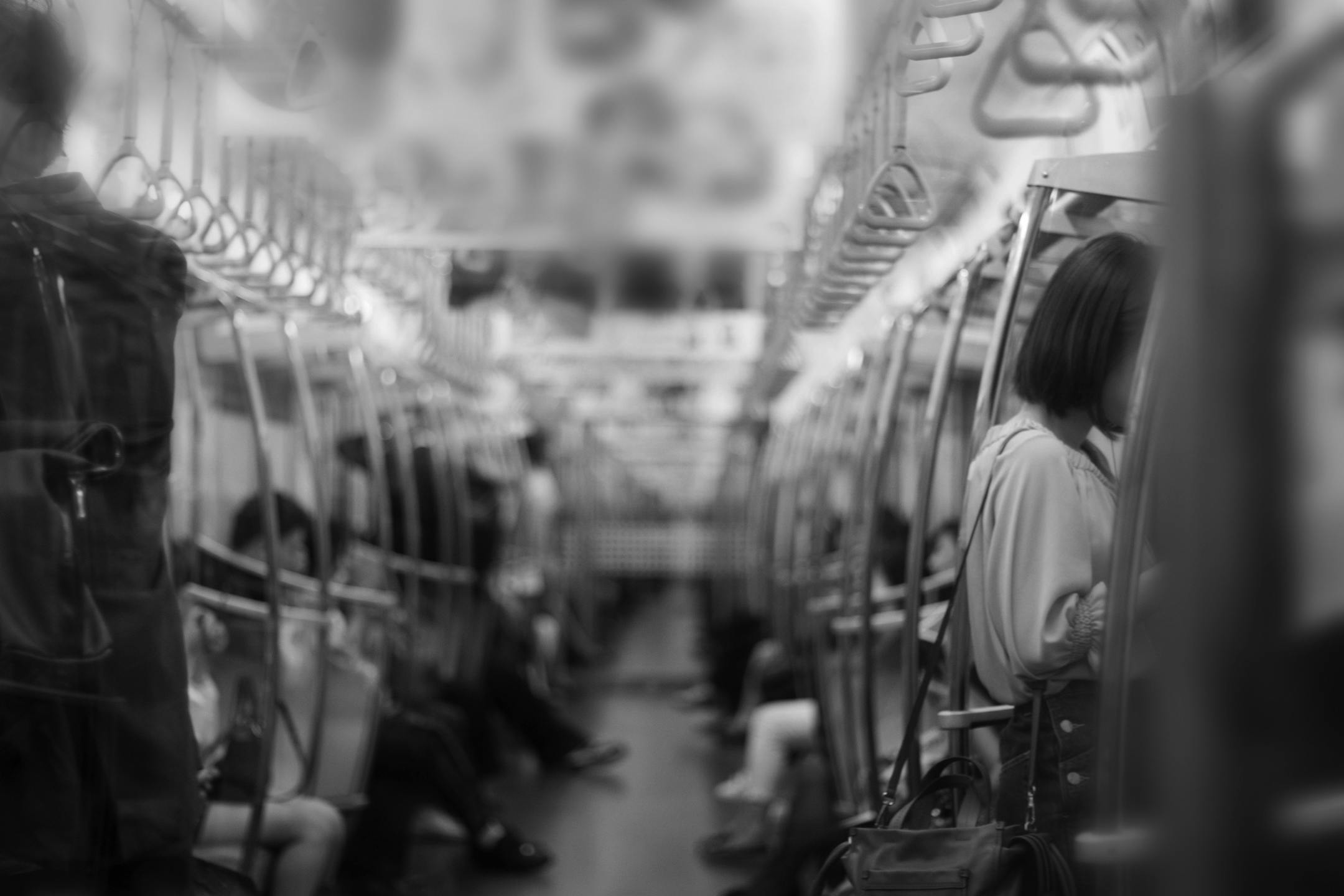 This subway ride in Tokyo was not, by all indications, plagued by public safety disruptions.