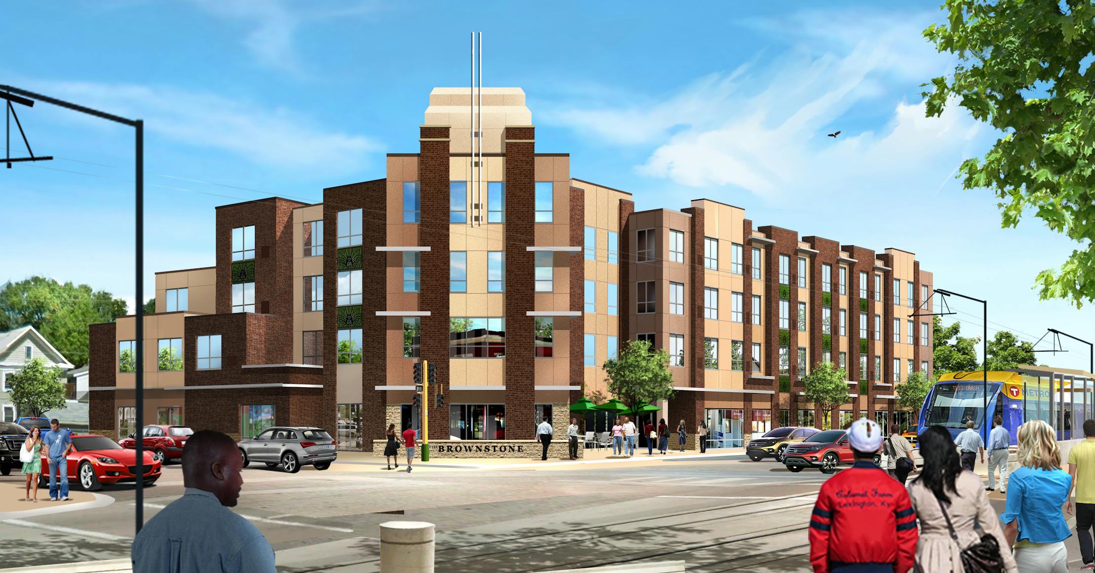 Model Cities, the St. Paul nonprofit, broke ground this month on the Brownstone, 32 affordable housing units at 849 University Av., near Frogtown on the Light Rail Green Line in St. Paul. This is one of several of the more economical housing projects tied to LRT development and required several private and public financiers.