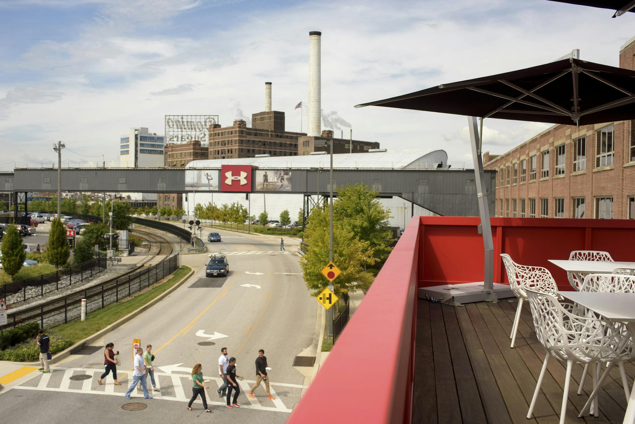 FILE -- The Under Armour corporate offices in Baltimore, Sept. 3, 2014. The struggling sportswear giant Under Armour confirmed on Nov. 3, 2019, that it was assisting federal authorities conducting investigations into its accounting practices and related activities dating back to 2017. (Matt Roth/The New York Times)