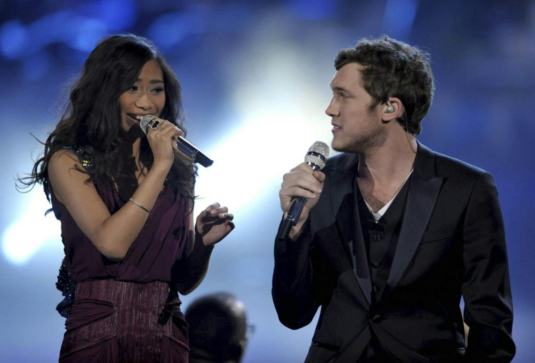 Jessica Sanchez and Phillip Phillips