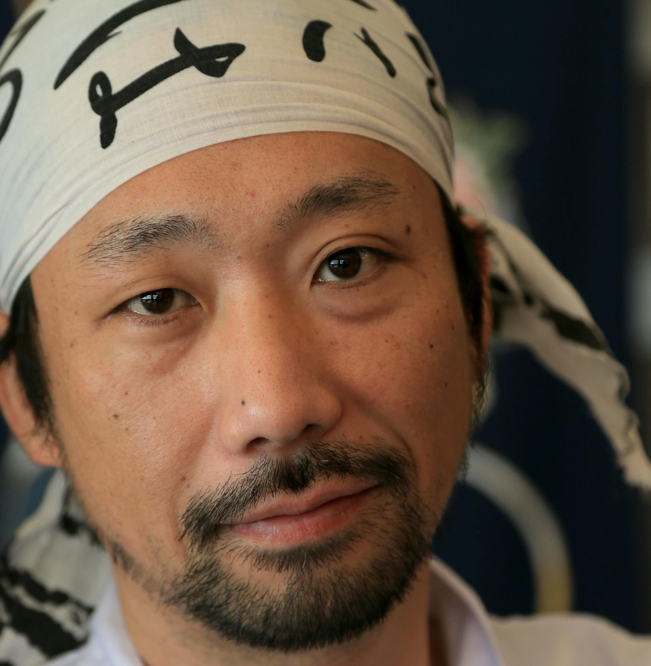 Hide Tozawa, executive chef - Kyatchi, the very casual Japanese sushi/chicken meatball/hot dog wonder on Nicollet Av. S. in Mpls. [ TOM WALLACE &#xe2;&#x20ac;&#xa2; twallace@startribune.com _ Assignments #20034581A_ May 17, 2014_ SLUG: rn052214EXTRA INFORMATION: to go with earlier photos RN052214