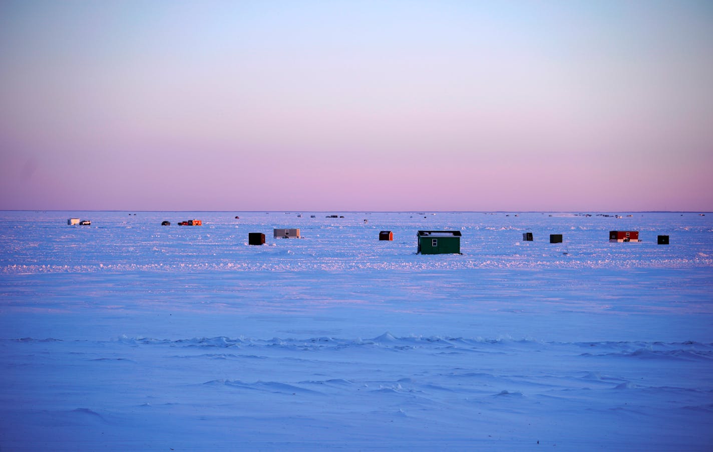 There is added pressure in the past decade or so that winter anglers are placing on the state's major walleye lakes in particular, especially Lake of the Woods, Red Lake and Mille Lacs.