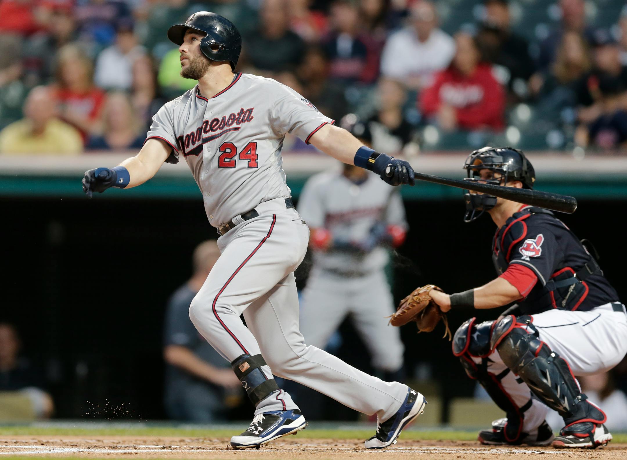 Twins third baseman Trevor Plouffe