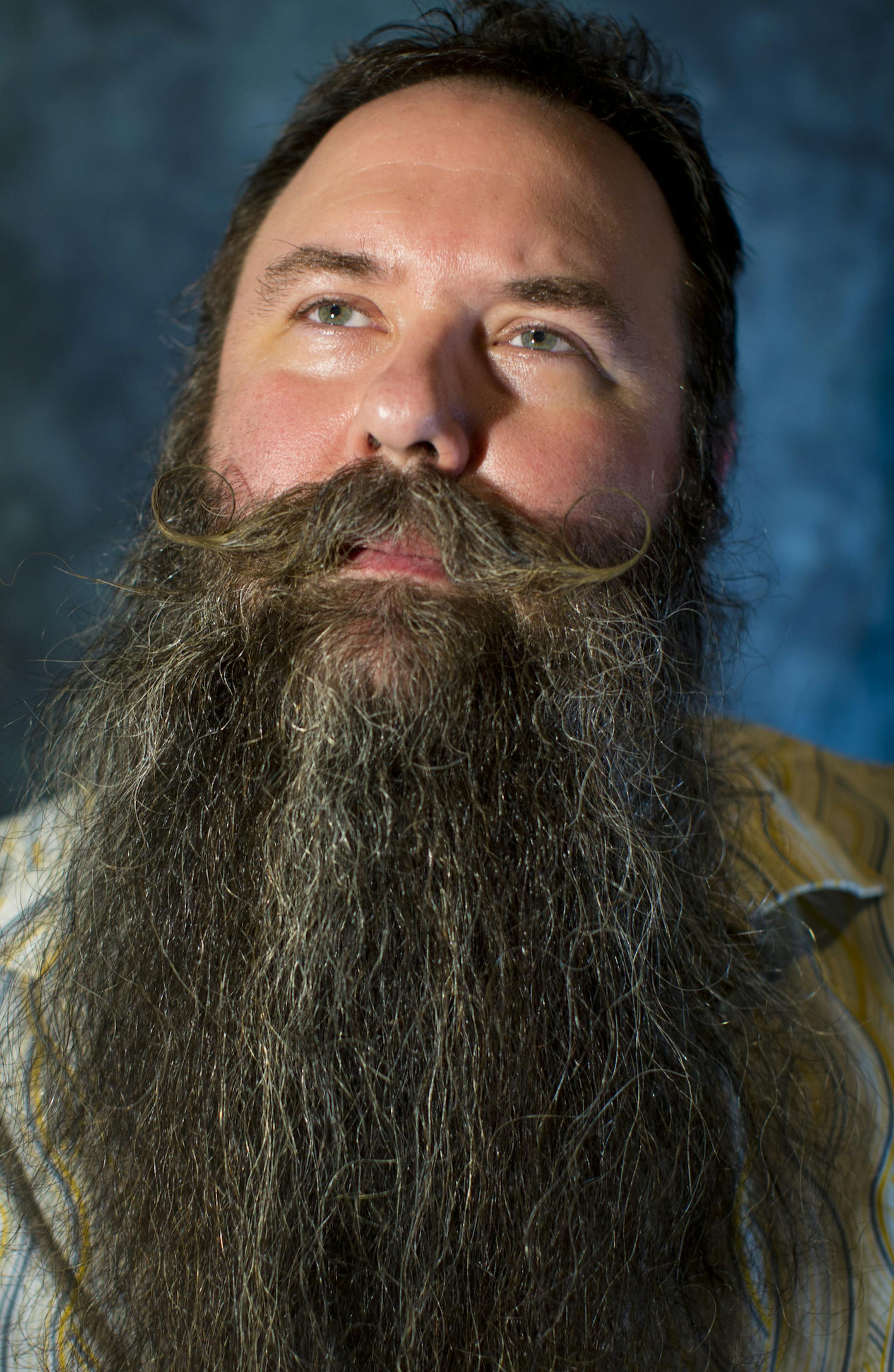 Corrie Zoll's, 43, beard photographed at Dangerous Man Brewing Co. on November 7, 2013 in Minneapolis, Minn. ] RENEE JONES SCHNEIDER &#x2022; reneejones@startribune.com