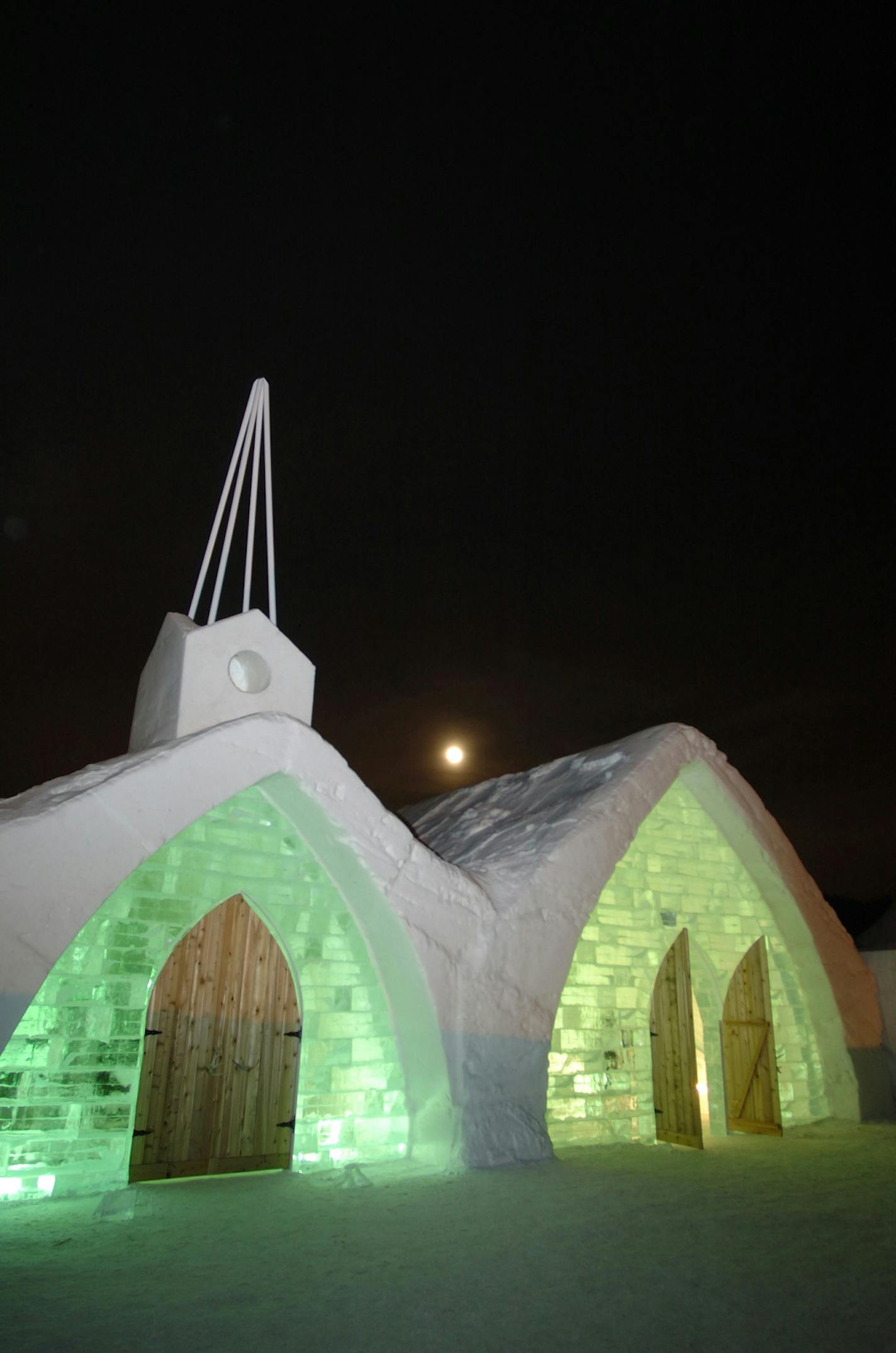 This is a photo of the Ice Hotel.