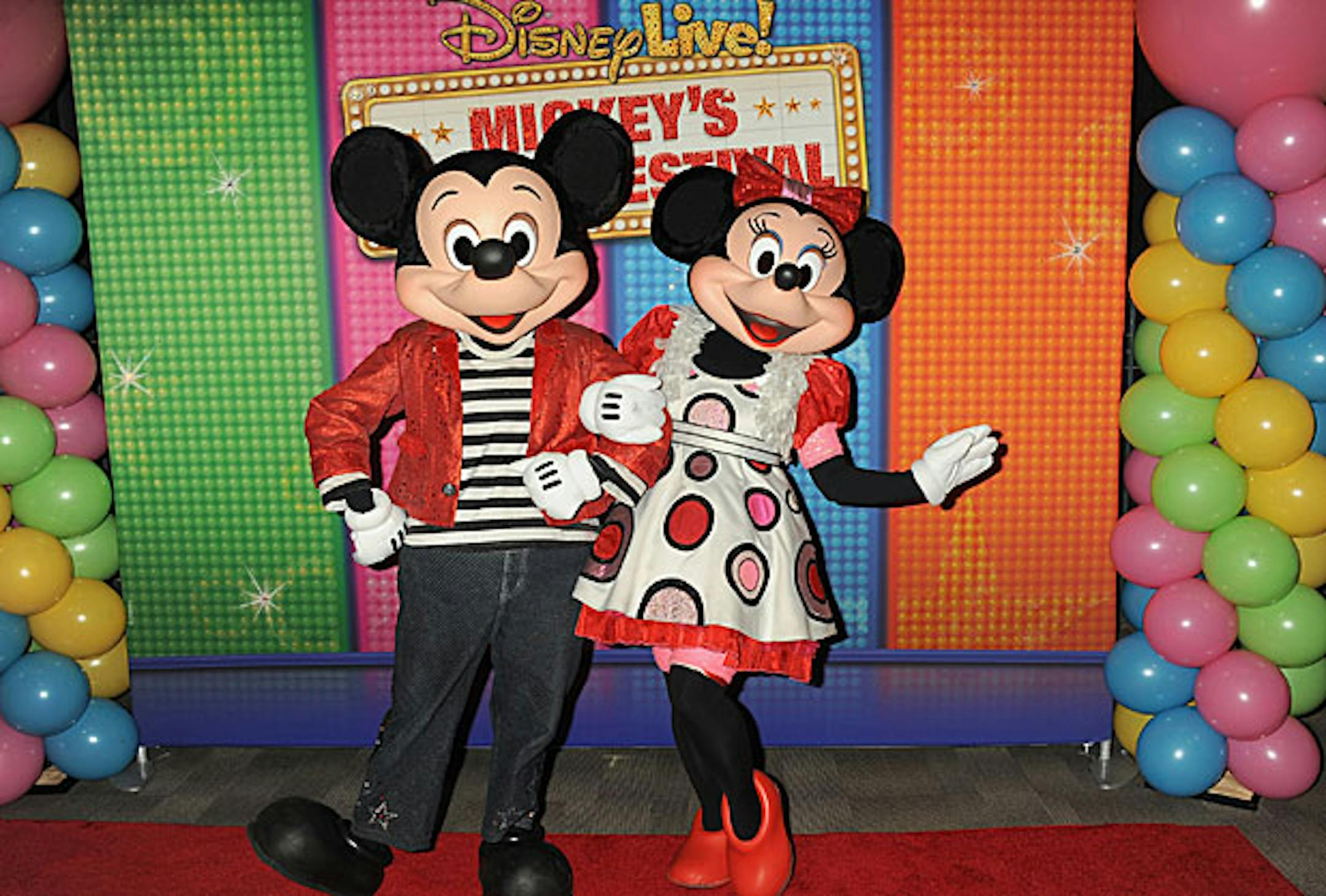 Mickey and Minnie Mouse