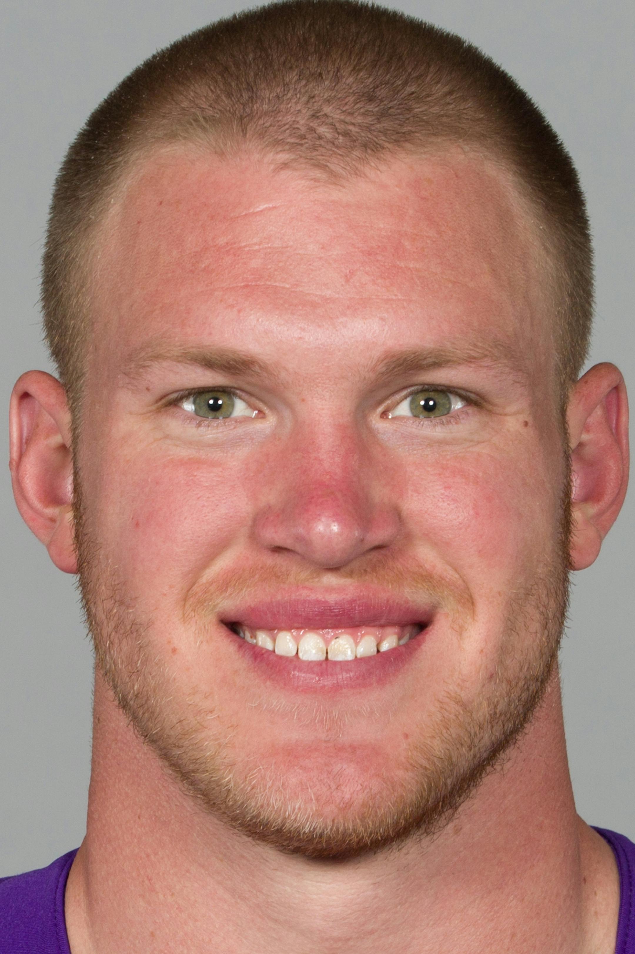 This is a photo of Kyle Rudolph of the Minnesota Vikings NFL football team. This image reflects the Minnesota Vikings active roster as of Monday, June 12, 2017. (AP Photo) ORG XMIT: NFLHS17