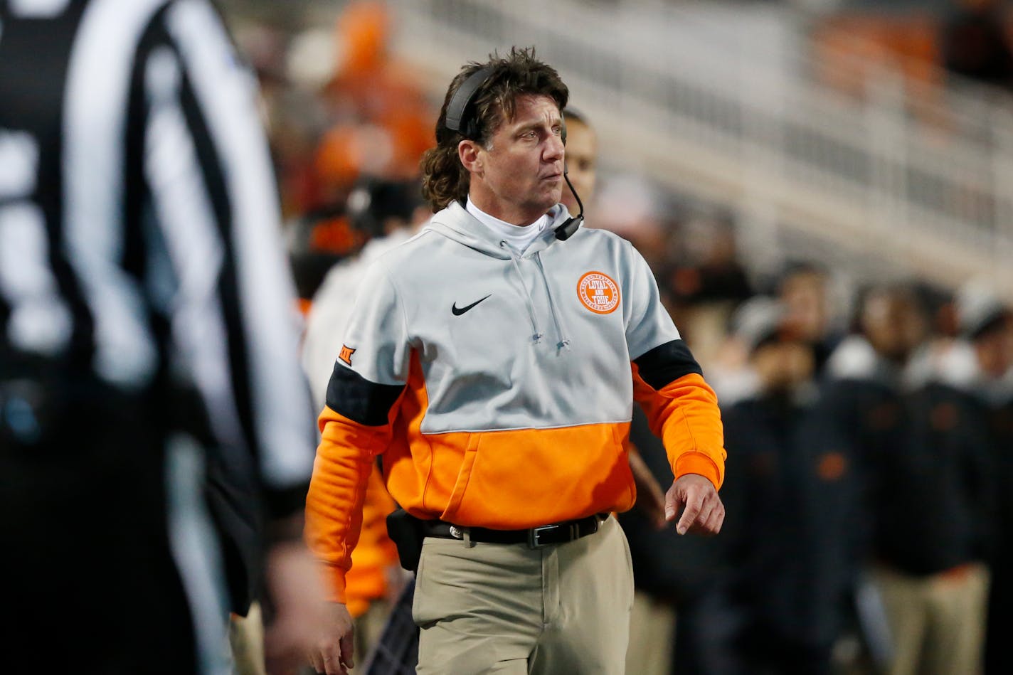 Oklahoma State head coach Mike Gundy