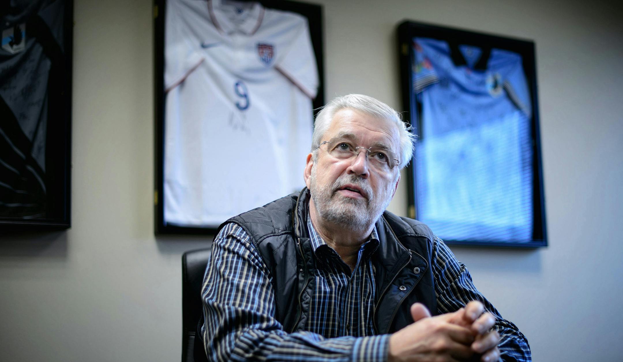 MN United FC owner Dr. Bill McGuire at MN United FC headquarters, Golden Valley, MN. ] GLEN STUBBE * gstubbe@startribune.com Thursday, March 26, 2015 ORG XMIT: MIN1503261327374363