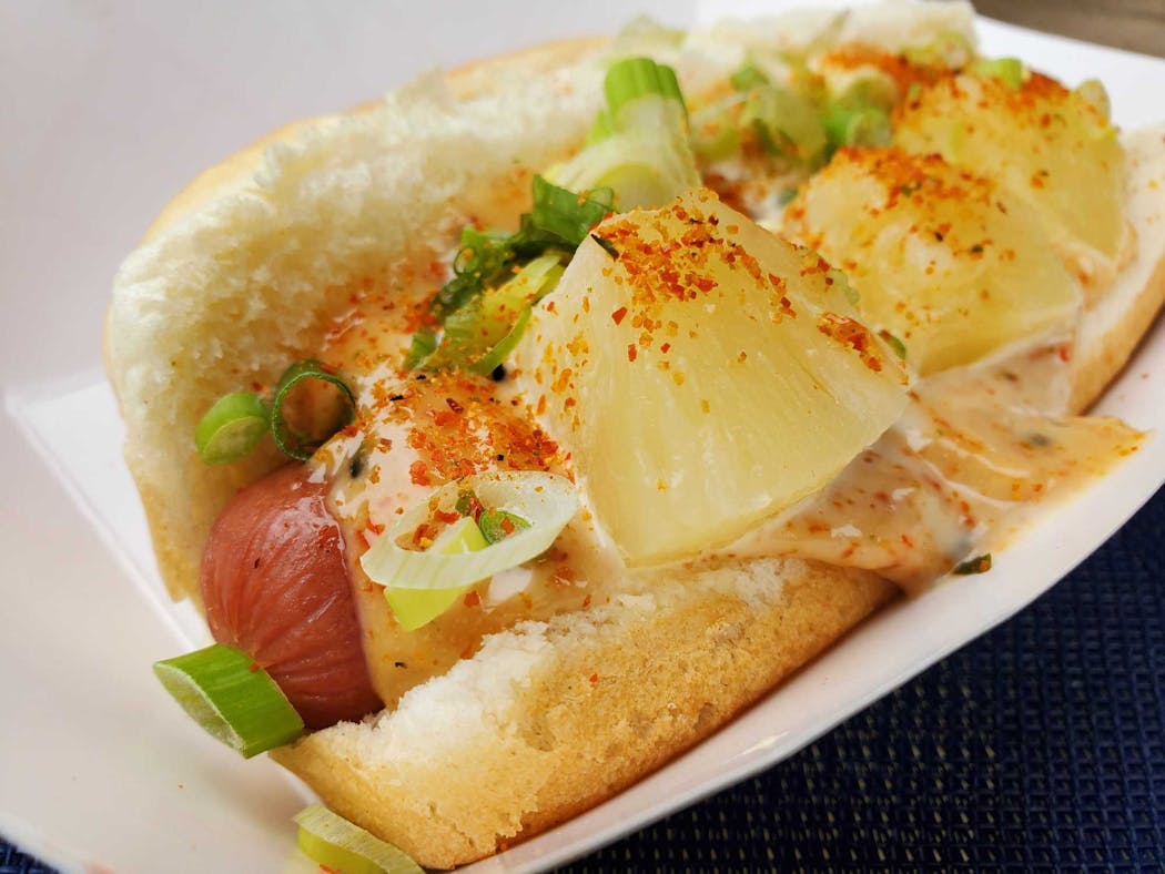 The Musubio hot dog from Meteor Bar
