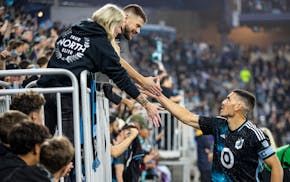 Minnesota United defender Michael Boxall, shown during an October game, scored his first goal of the season Saturday.