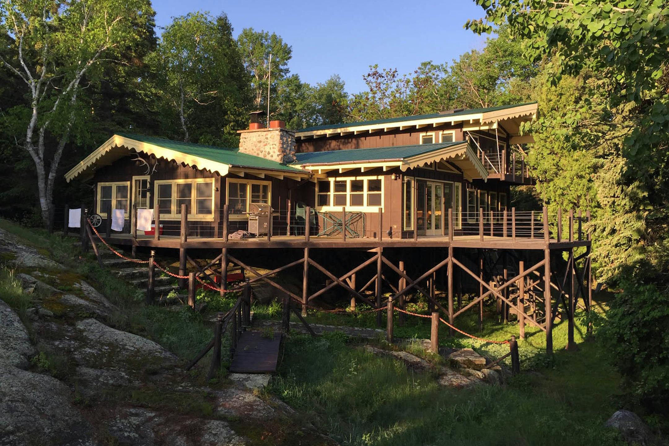 This place on Flag Island was hard to pass up after spending a honeymoon at another location on the island.