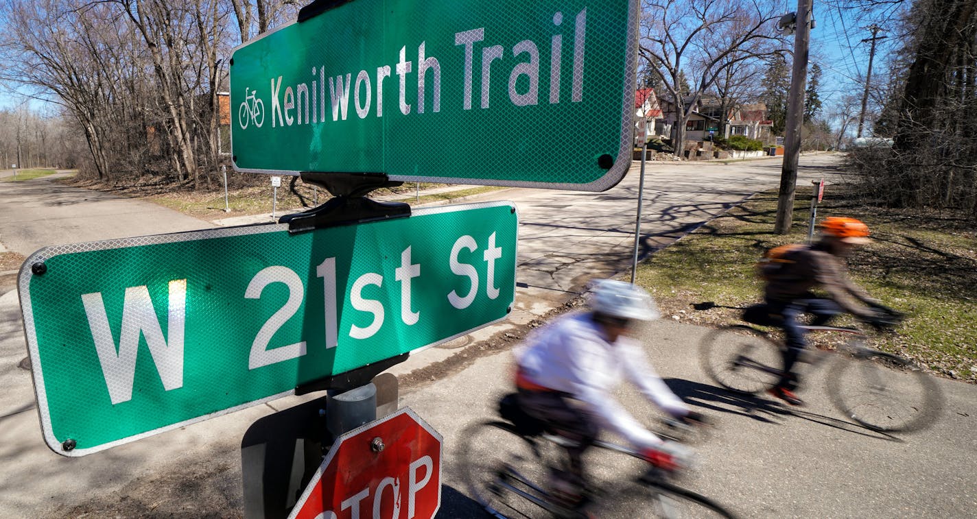 The Kenilworth Corridor between 21st Street and Cedar Lake Parkway. ] GLEN STUBBE &#x2022; glen.stubbe@startribune.com Friday, April 19, 2019 Pretty soon, the Kenilworth Corridor -- one of the most-beloved pathways in the Twin Cities for pedestrians and bicyclists -- will be forever changed. The Metropolitan Council plans to clear cut thousands of trees along the corridor to make way for the Southwest light-rail line, drawing the ire of residents who have fought hard to stop the controversial tr