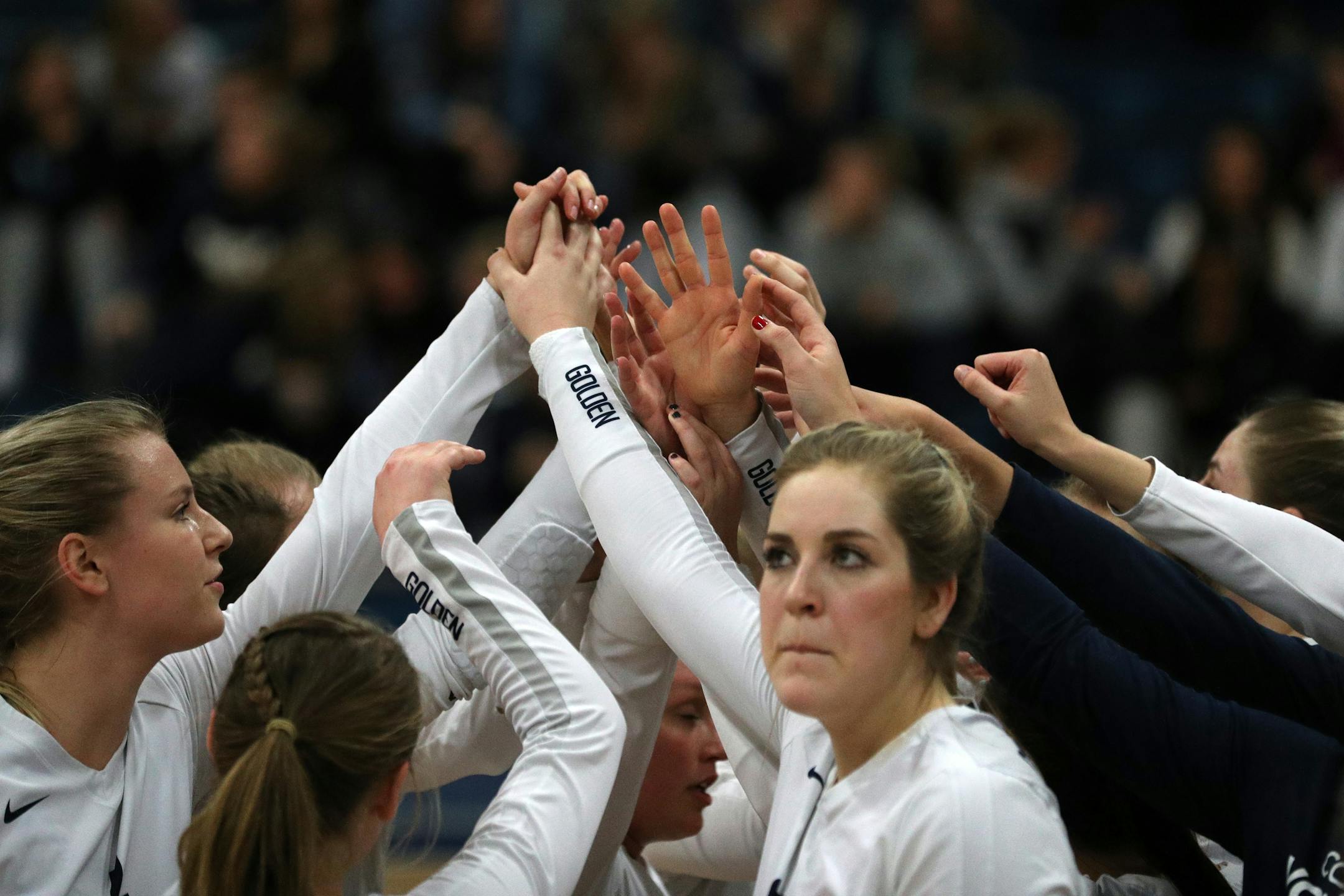 Concordia St. Paul volleyball played Wayne State (Neb.) in a NSIC Tournament quarterfinals match last month.