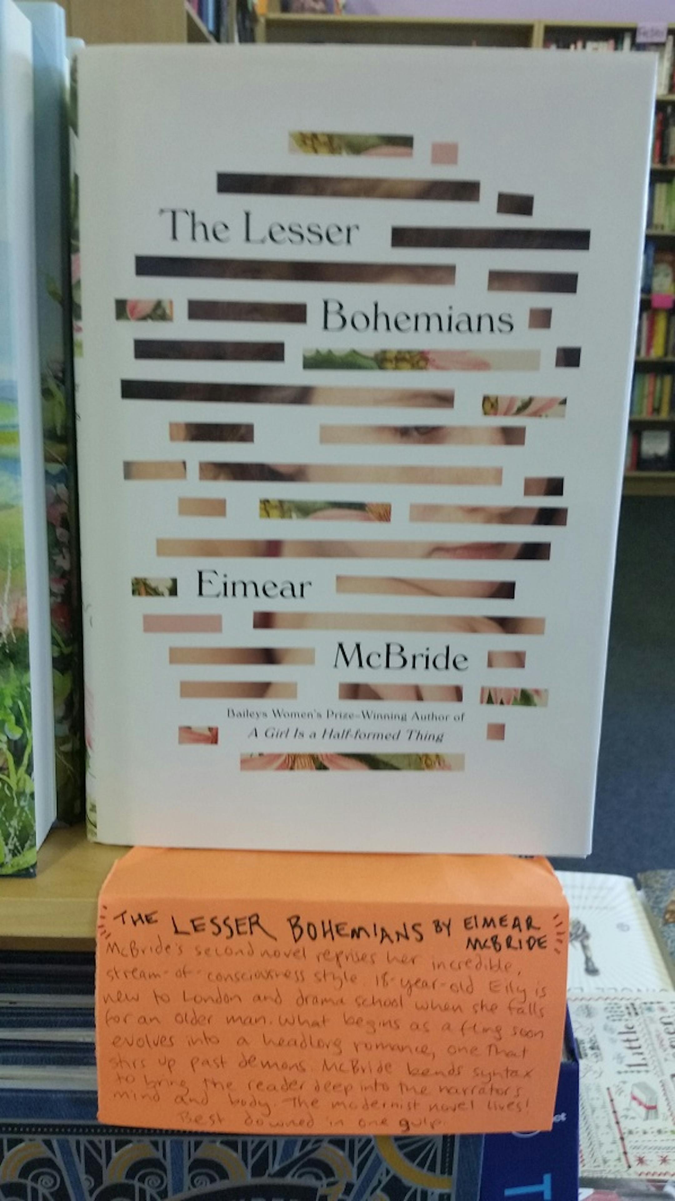 “The Lesser Bohemians,” by Eimear McBride