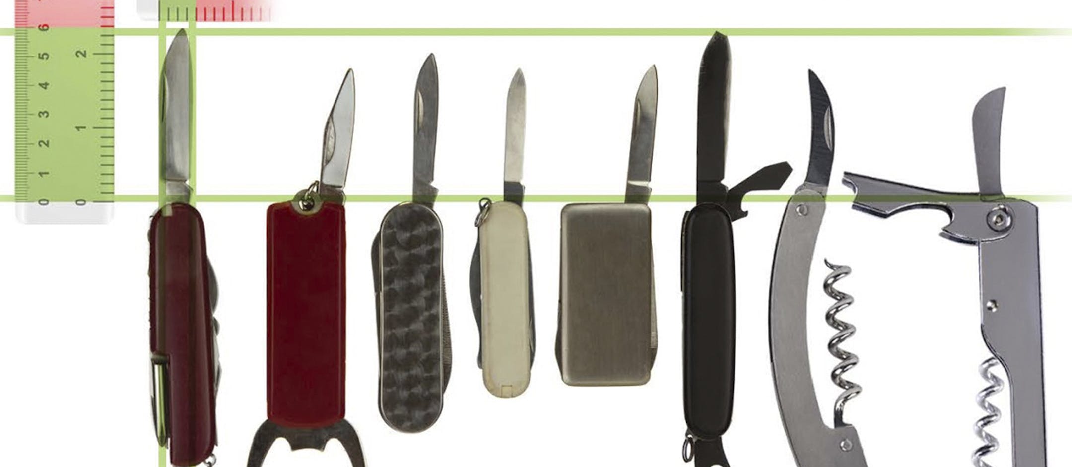These are the types of knives that airline passengers will be allowed to carry on planes under a revised policy that is to take effect on April 25.