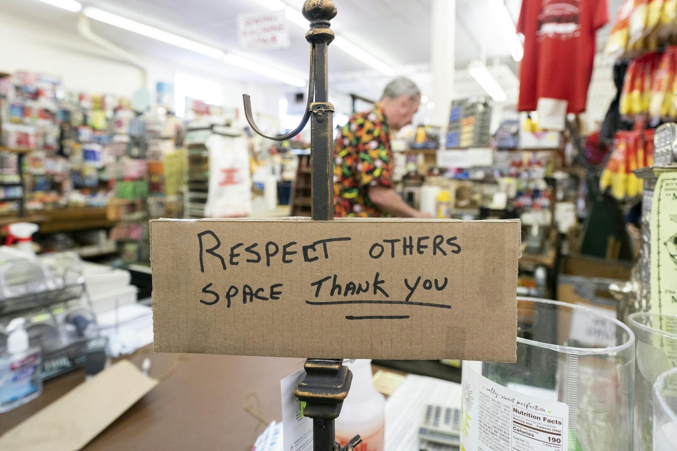 Michael Sauser, who's family has run SauserÕs Hardware since 1909, says a run on chest freezers and household supplies has contributed to unseasonably strong traffic in his store.