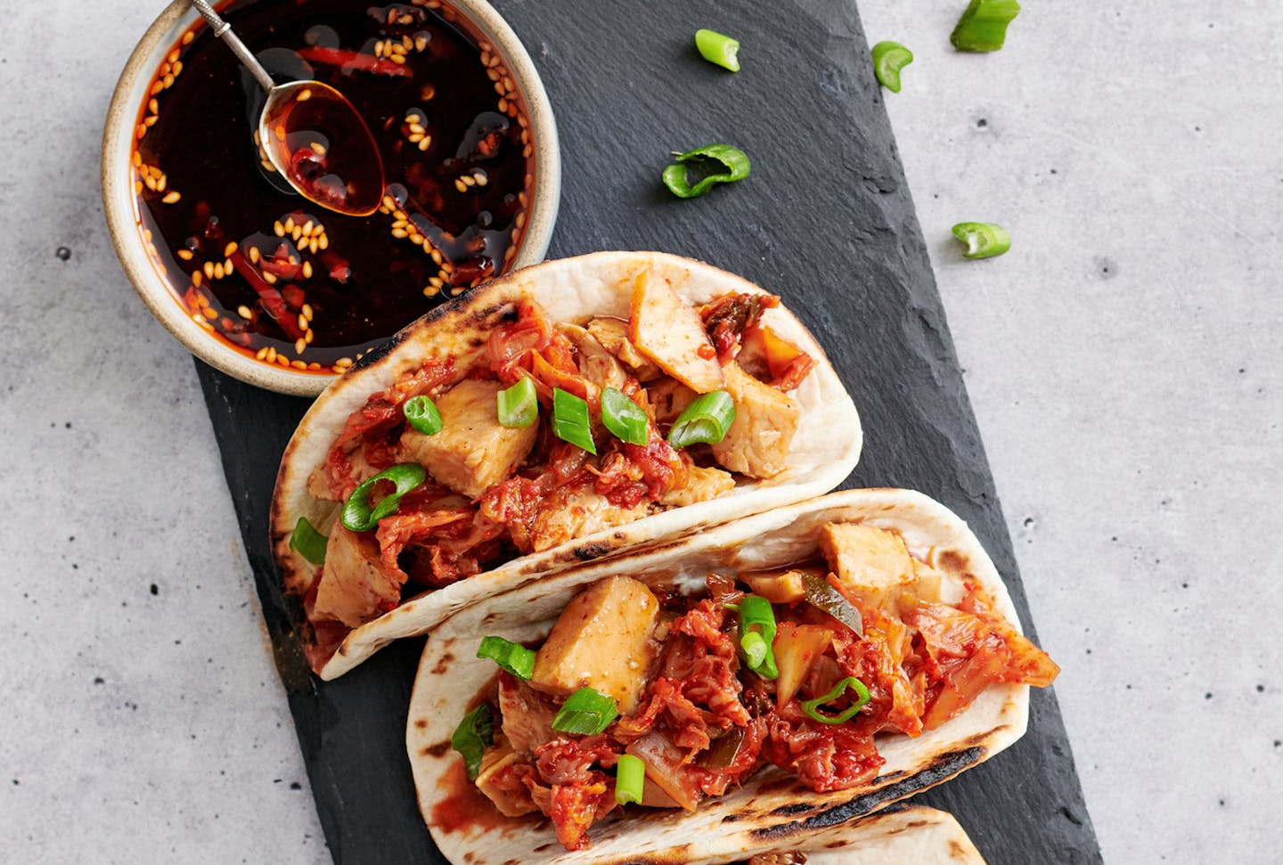 Tony Scherber of St. Louis Park is a contestant on "The Great American Recipe" on PBS, which debuts June 24. Among the recipes featured: Tony's Korean Chicken Tacos. Credit: PBS/VPM.