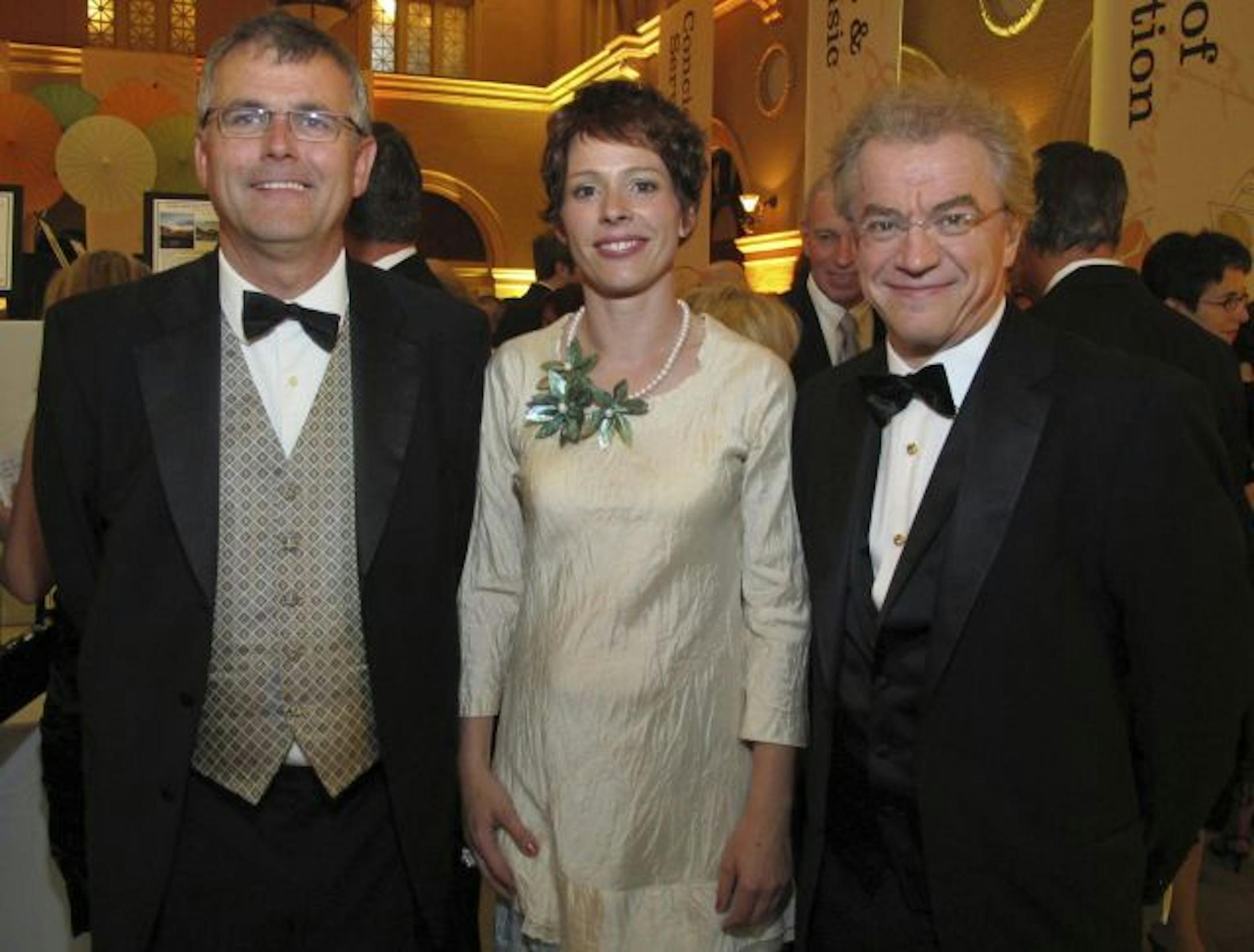 Michael Henson, Helen Henson and Osmo Vanska.