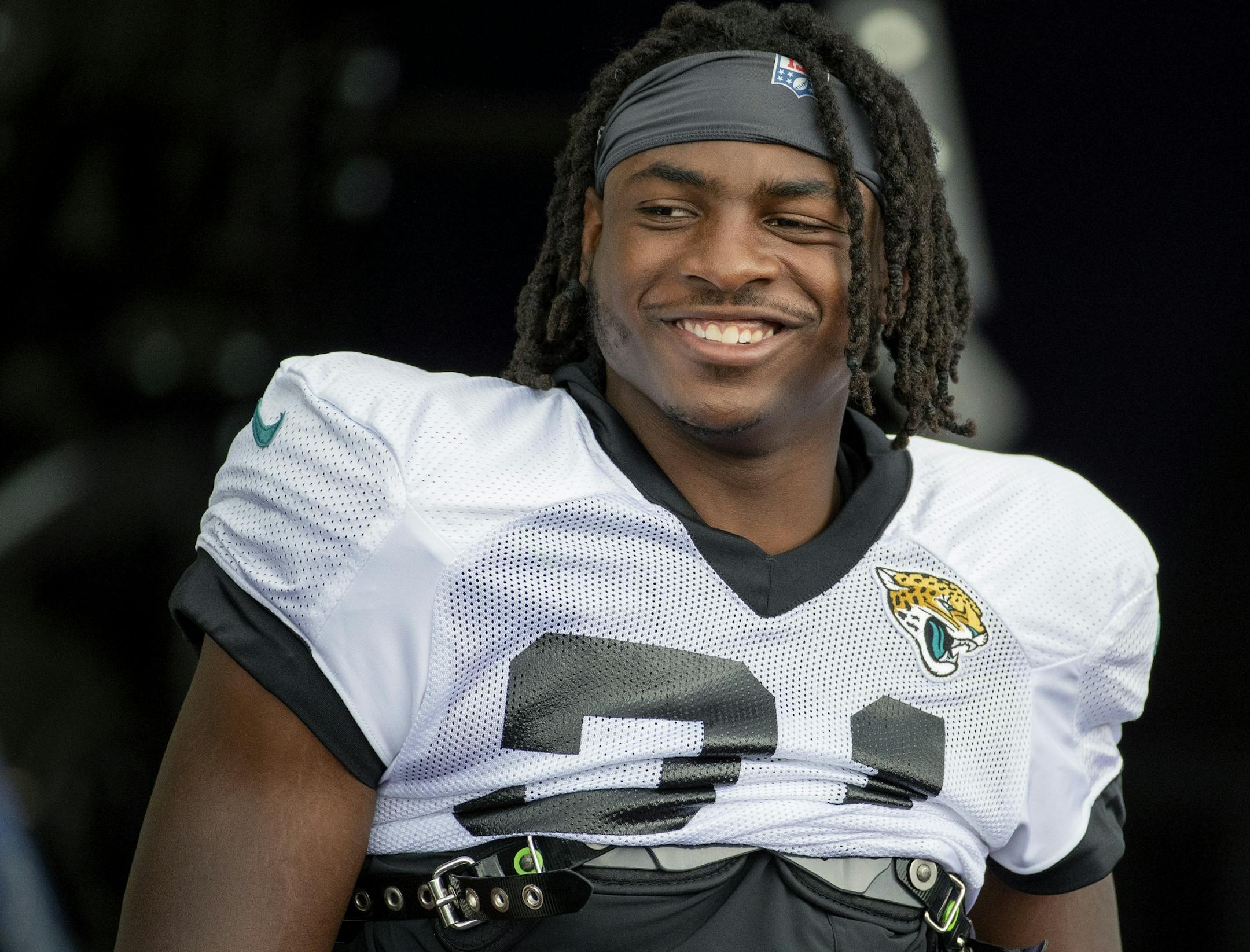 Jacksonville Jaguars and former Minnesota Gophers cornerback Jalen Myrick (31).