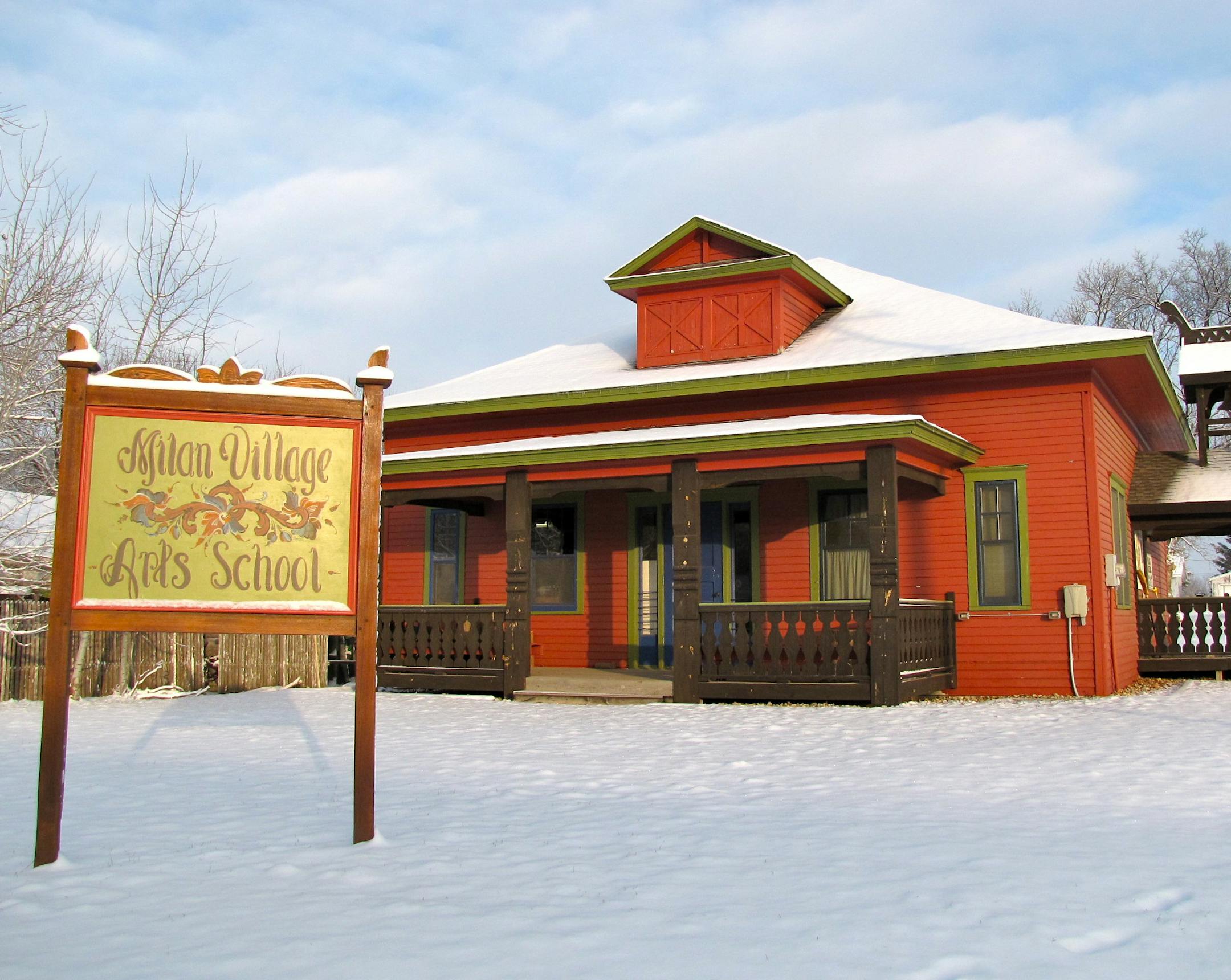 The Milan Village Arts School is modeled after Norway&#x2019;s rural folk schools and specializes in Scandinavian arts.