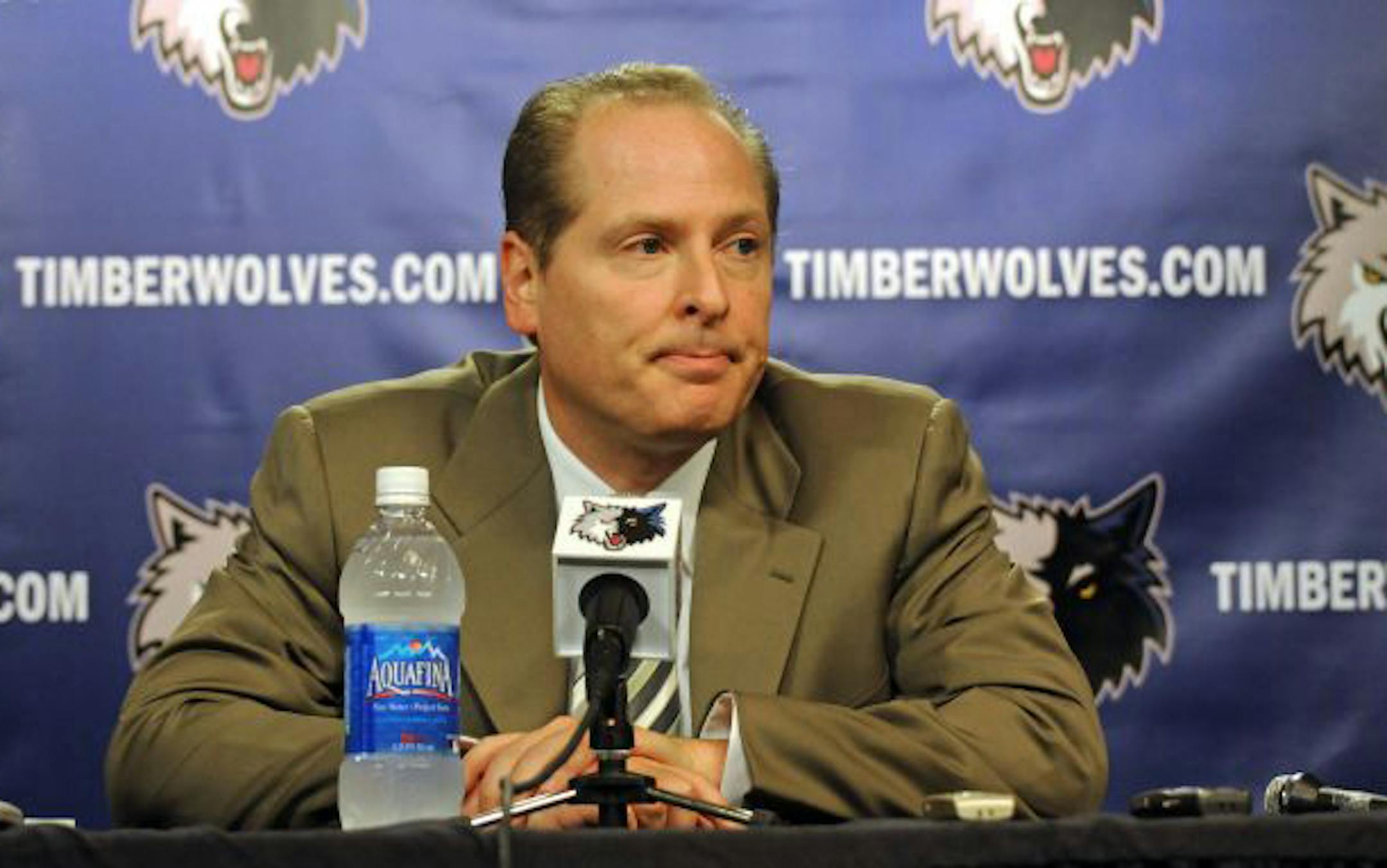 Timberwolves president of basketball operations David Kahn.