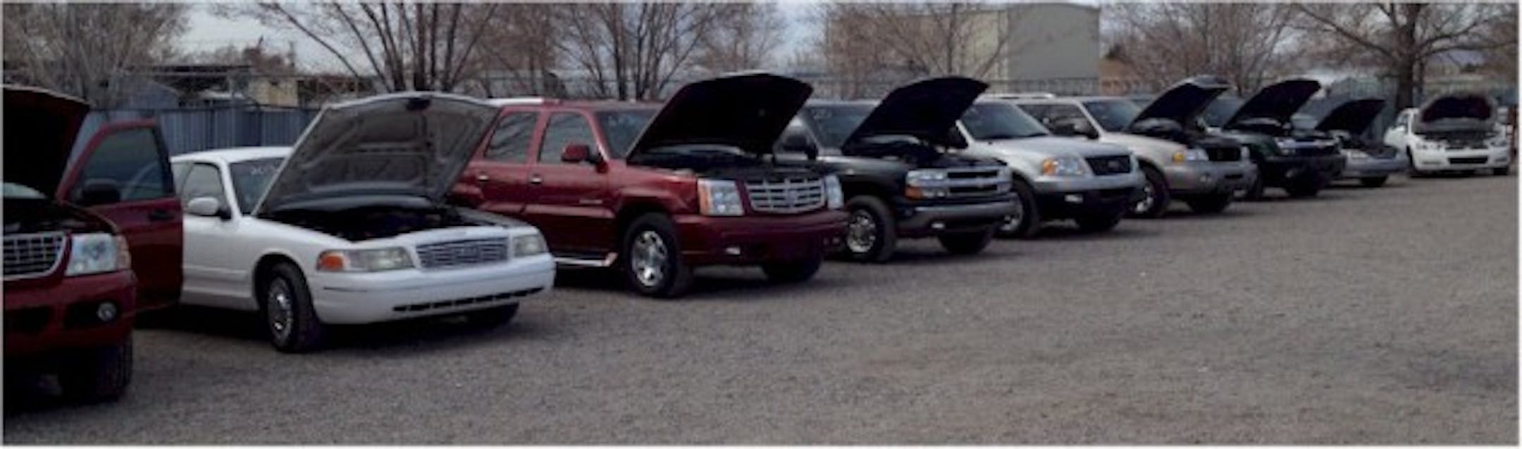 Forfeited vehicles auctioned in New Mexico, 2012 (U.S. Marshals photo)