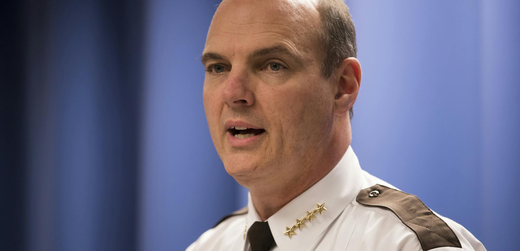 Hennepin County, Minn., Sheriff Rich Stanek, shown in March, said he welcomed the Trump administration‚Äôs aim at "securitizing" the Countering Violent Extremism program. (Renee Jones Schneider/Minneapolis Star Tribune/TNS) ORG XMIT: 1208494