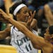 The Lynx lost Candice Wiggins to a ruptured Achilles' tendon in their 75-68 victory over the New York Liberty on Tuesday night.