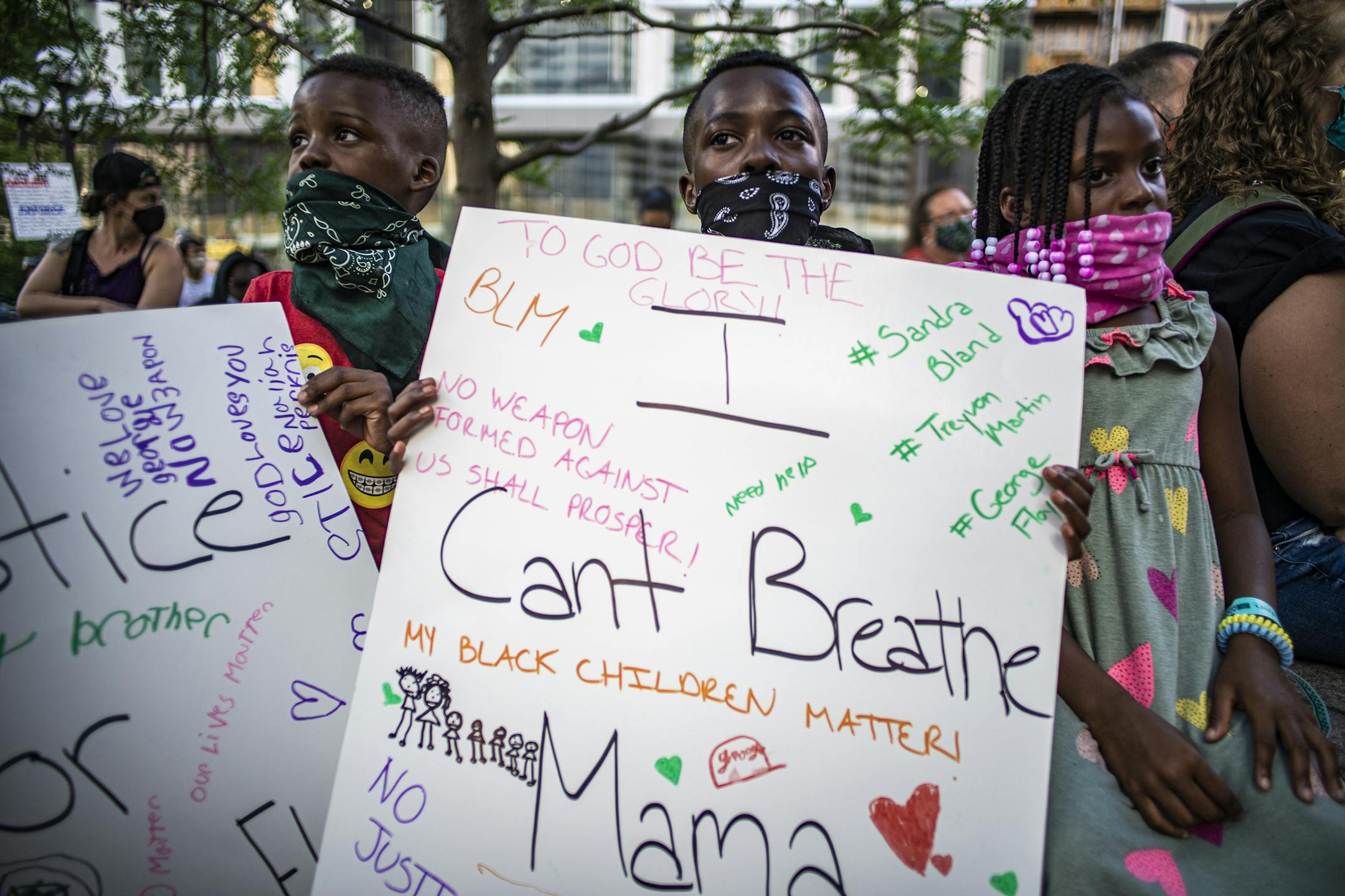 Several hundred people attended the rally and then marched downtown calling for police reform.]Minnesota chapter of the Council on American-Islamic Relations (CAIR-Minnesota) will join a collation of other civil rights organizations and Former NBA Player Stephan Jackson and his colleagues for a Rally in Minneapolis to demand the changes needed to ensure police accountability, address police brutality, misconduct and abuse of authority in the state of Minnesota. RICHARD TSONG-TAATARII ¥ richard.t