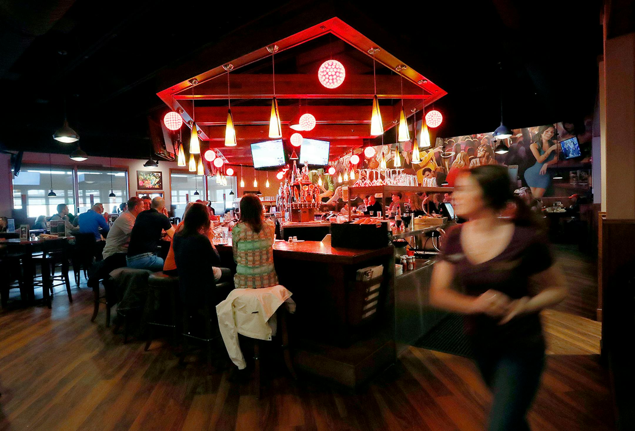 The bar area inside Tavern on the Hill in Duluth.