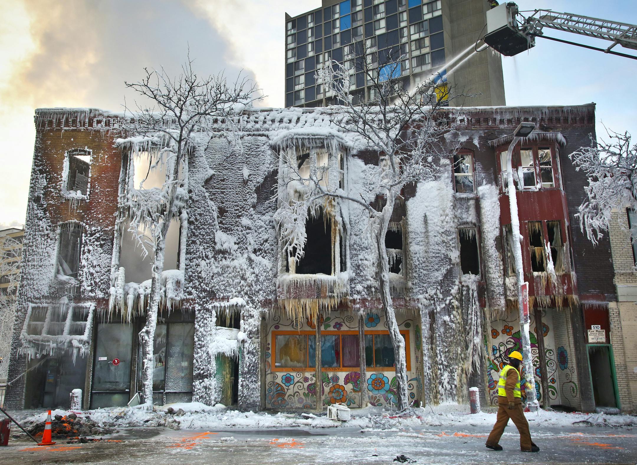 An explosion rocked the Otonga grocery store, near 6th Street and Cedar Avenue S., about 8:15 a.m. Wednesday. The second and third floors collapsed.