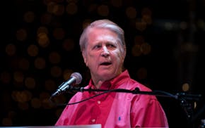 Brian Wilson at his Christmas concert in 2018 at the Orpheum Theatre, his last performance in Minneapolis.