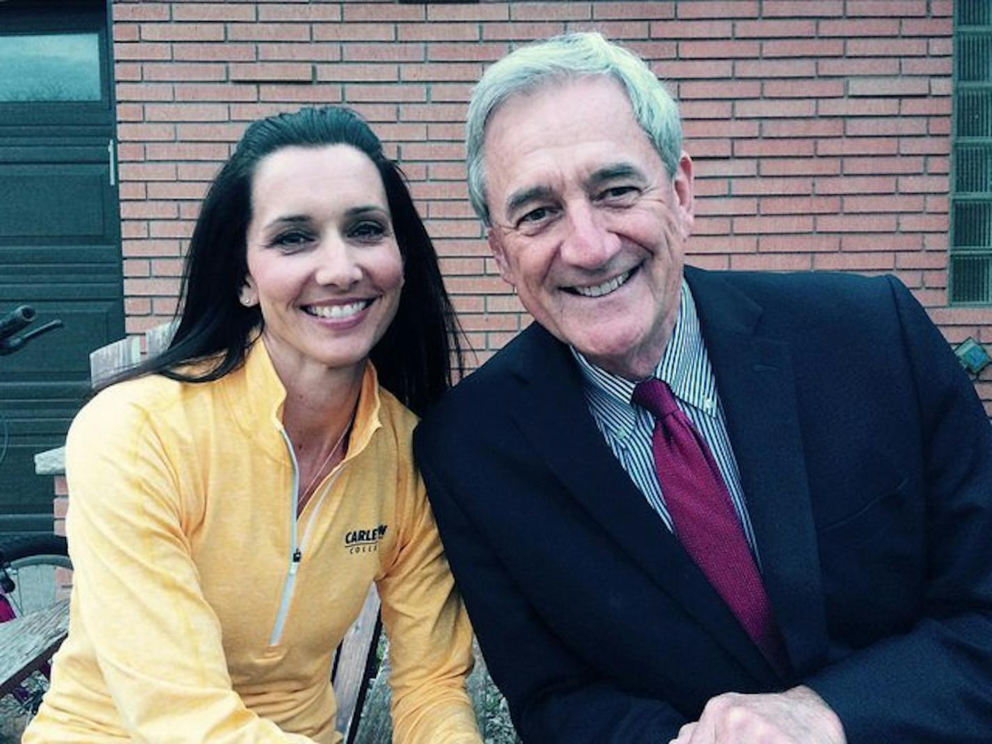 U.S. Rep. Rick Nolan, left, with his daughter Katherine.