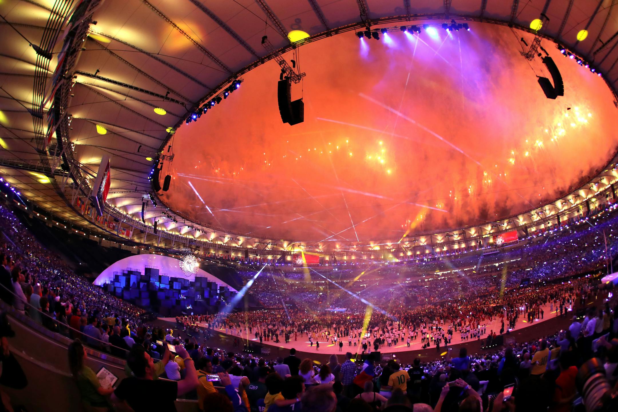 The legendary Maracan� Stadium was the site the opening ceremony of the 2016 Summer Olympic Games. Here, ] 2016 Summer Olympic Games - Rio Brazil brian.peterson@startribune.com Rio de Janeiro, Brazil - 08/05/2016