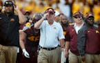 Jerry Kill's Gophers were picked to finish third in the Big Ten West Division this fall by the media, behind Wisconsin and Nebraska.