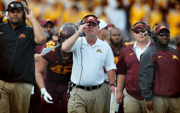 Jerry Kill's Gophers were picked to finish third in the Big Ten West Division this fall by the media, behind Wisconsin and Nebraska.