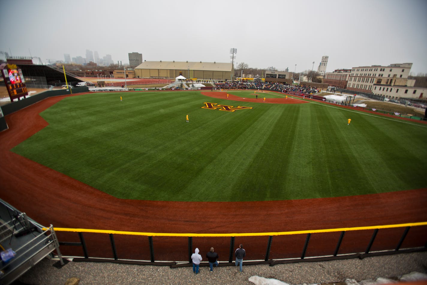 Opening day at the new Siebert Field in Minneapolis, Minn. on Friday, April 5, 2013. The baseball game was against Ohio State. ] (RENEE JONES SCHNEIDER * reneejones@startribune.com)