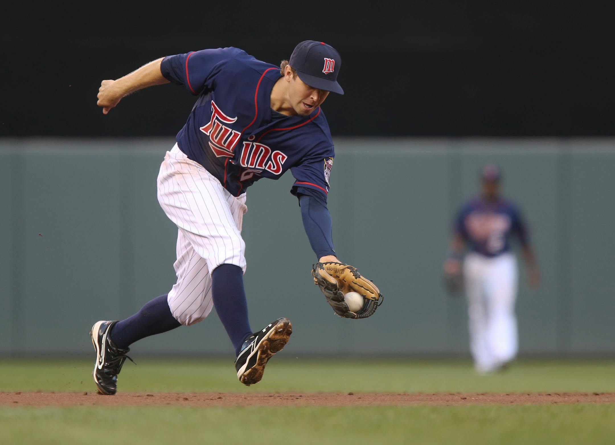 Shortstop Brian Dozier struggled with consistency on defense, so he has returned to Rochester.